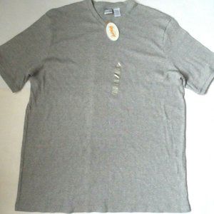 Men's Utility 100% Cotton V-Neck T-Shirt - Grey